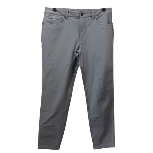 7 Diamonds 7D Infinity Pants Mens 33x34 Gray Slim Fit Stretch Performance Tech - Picture 1 of 6